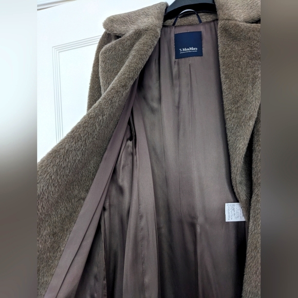 S Max Mara Malesia Coat, Beige Size 4 - Picture 16 of 16